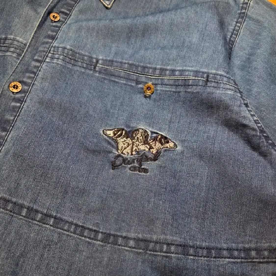 올드스쿨 DANPOL 데님 셔츠 (XL) 상품이미지2