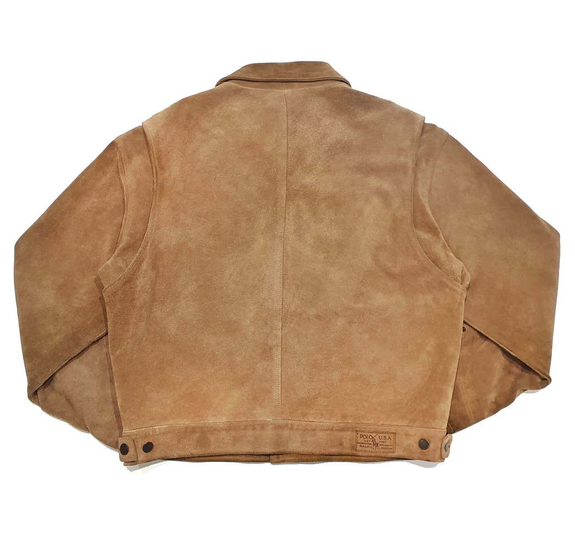 폴로 90s 덩가리 스웨이드 트러커  L (105-110) 상품이미지2