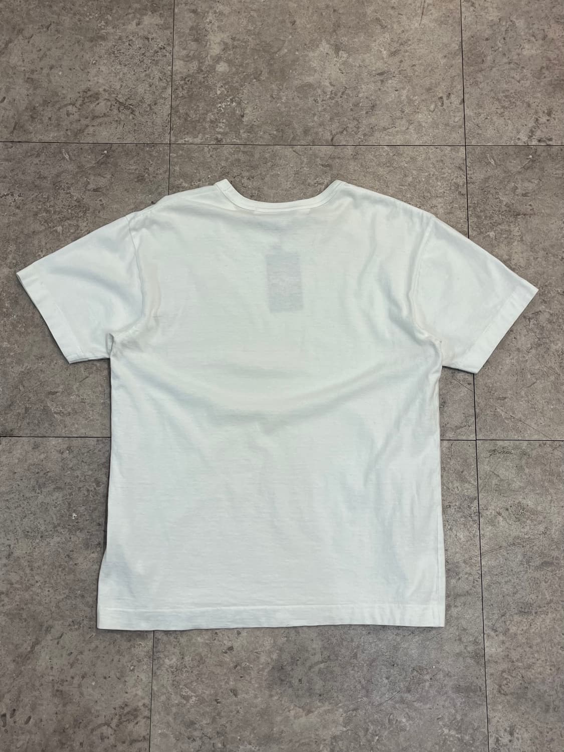 꼼데가르송 레드 하트 와펜 반팔티 화이트 L #csz3478 상품이미지8