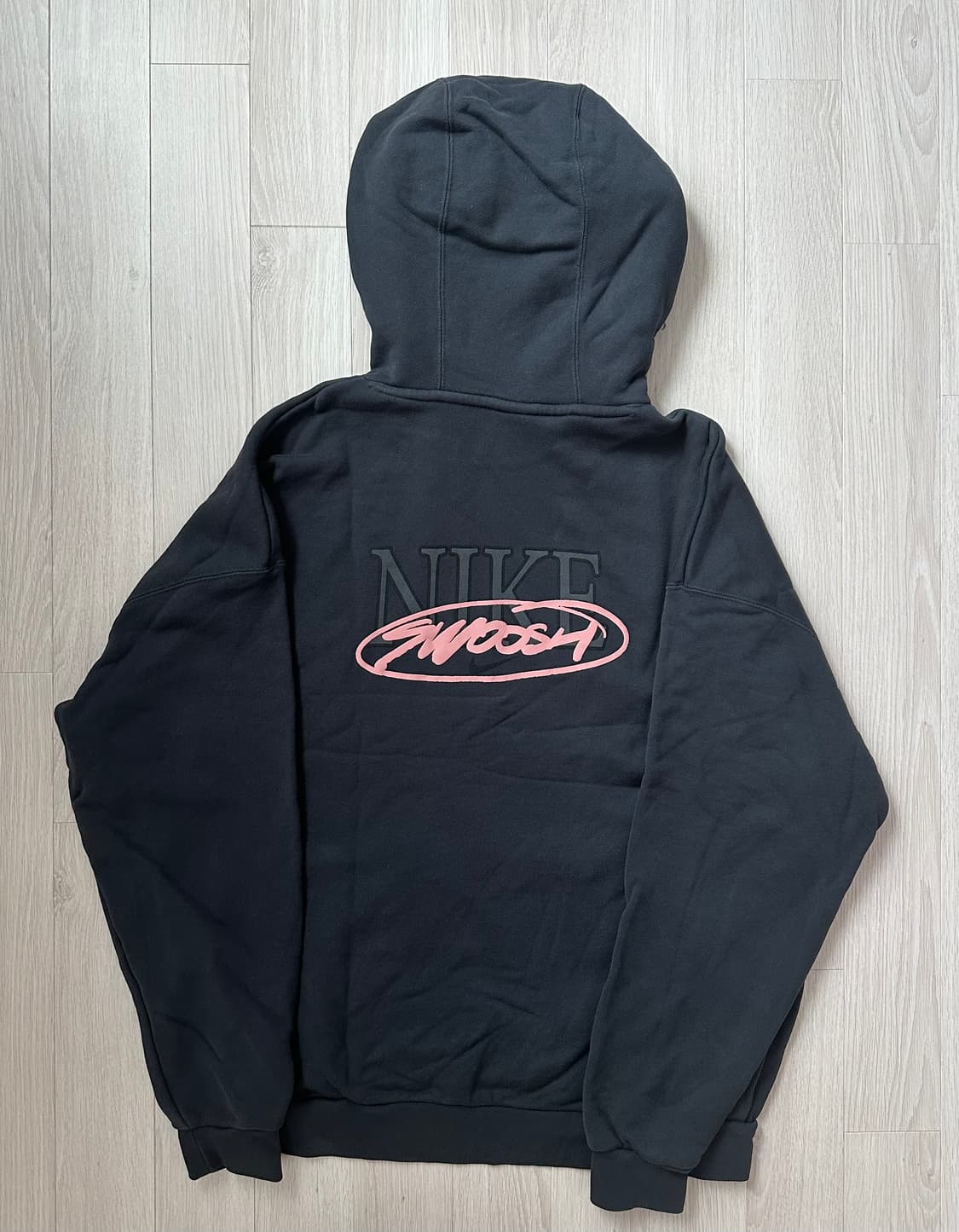 나이키 맨 나이키 클럽 오버사이즈 프렌치 테리 풀오버 후디 [블랙-M] 상품이미지7