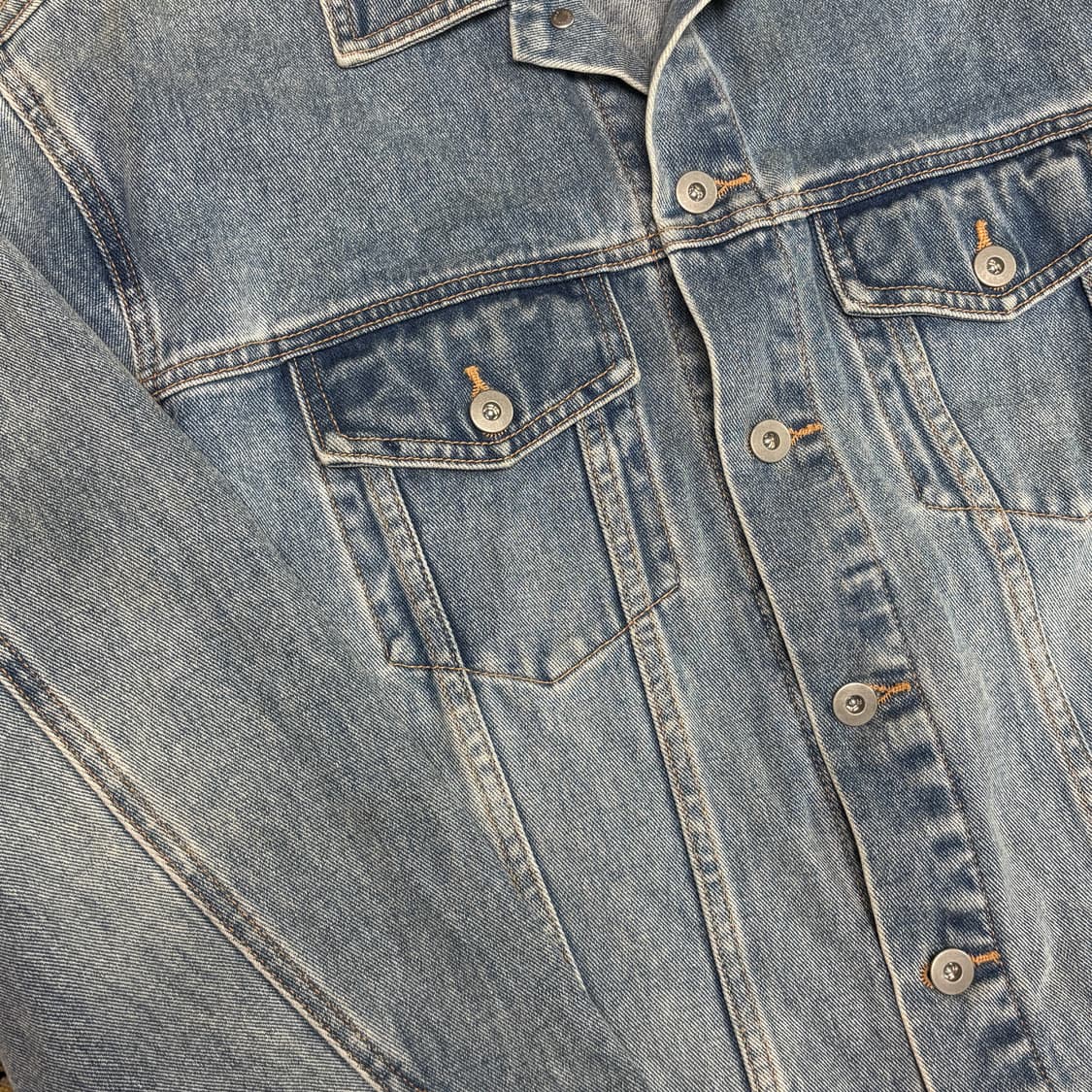 [L] 무신사 스탠다드 연청 3세대 데님 자켓 상품이미지4