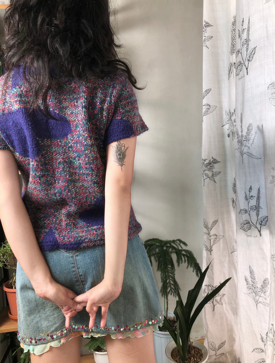 Pansy denim skirt 상품이미지5