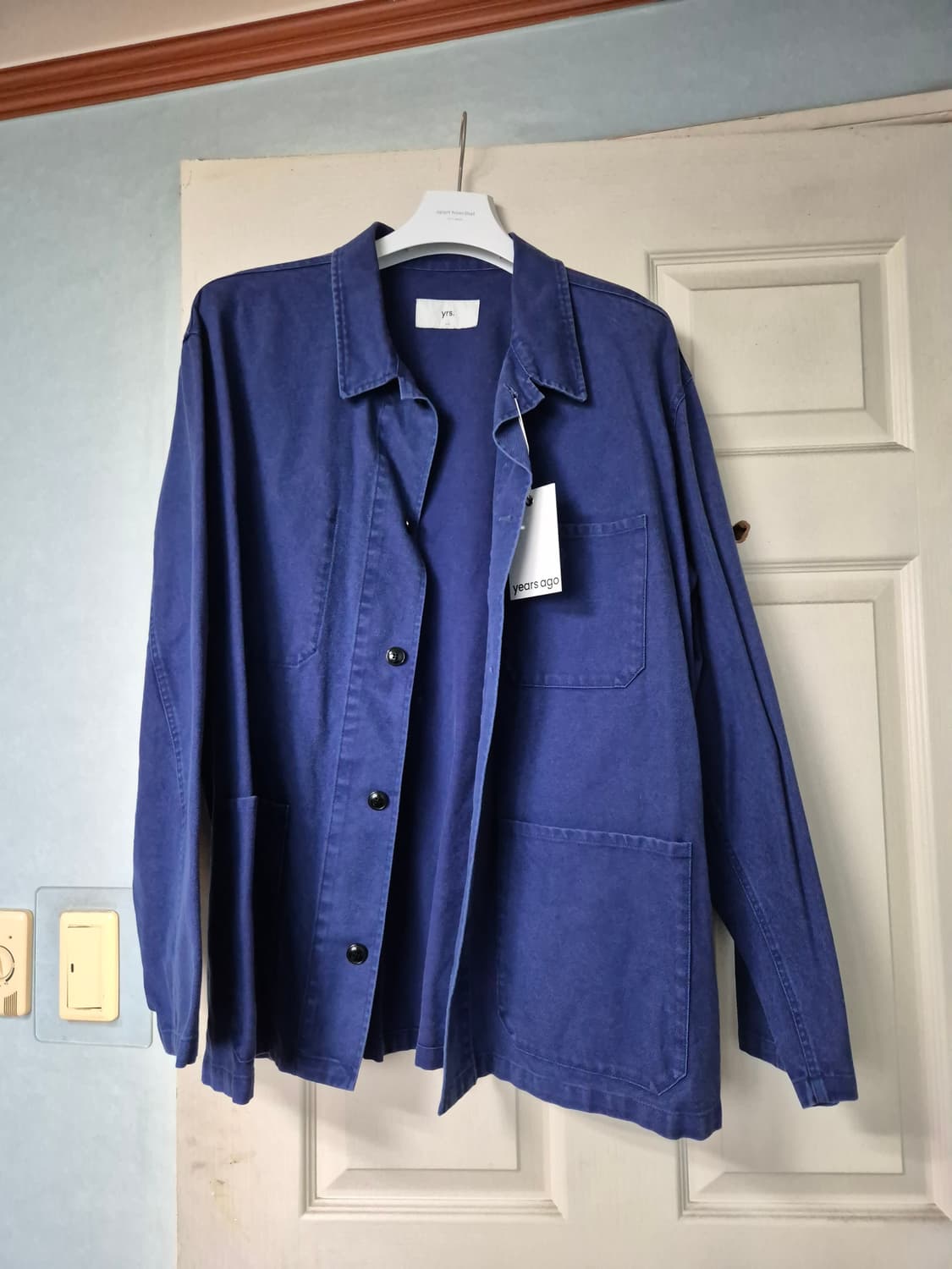 이얼즈어고 프렌치 워크자켓 블루 L사이즈(105) 판매 상품이미지2