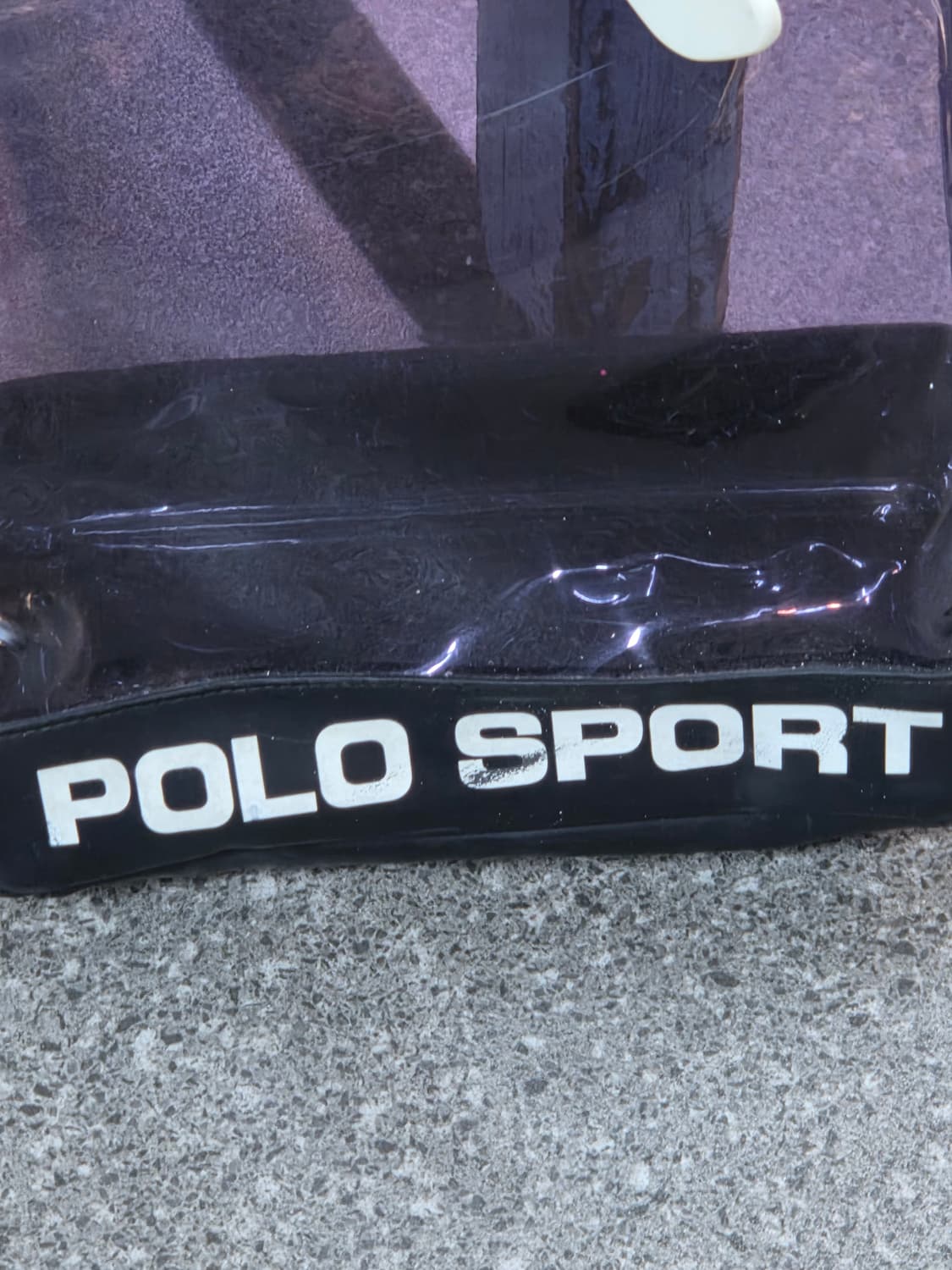 polo 폴로 퍼플투명 pvc bag 상품이미지4