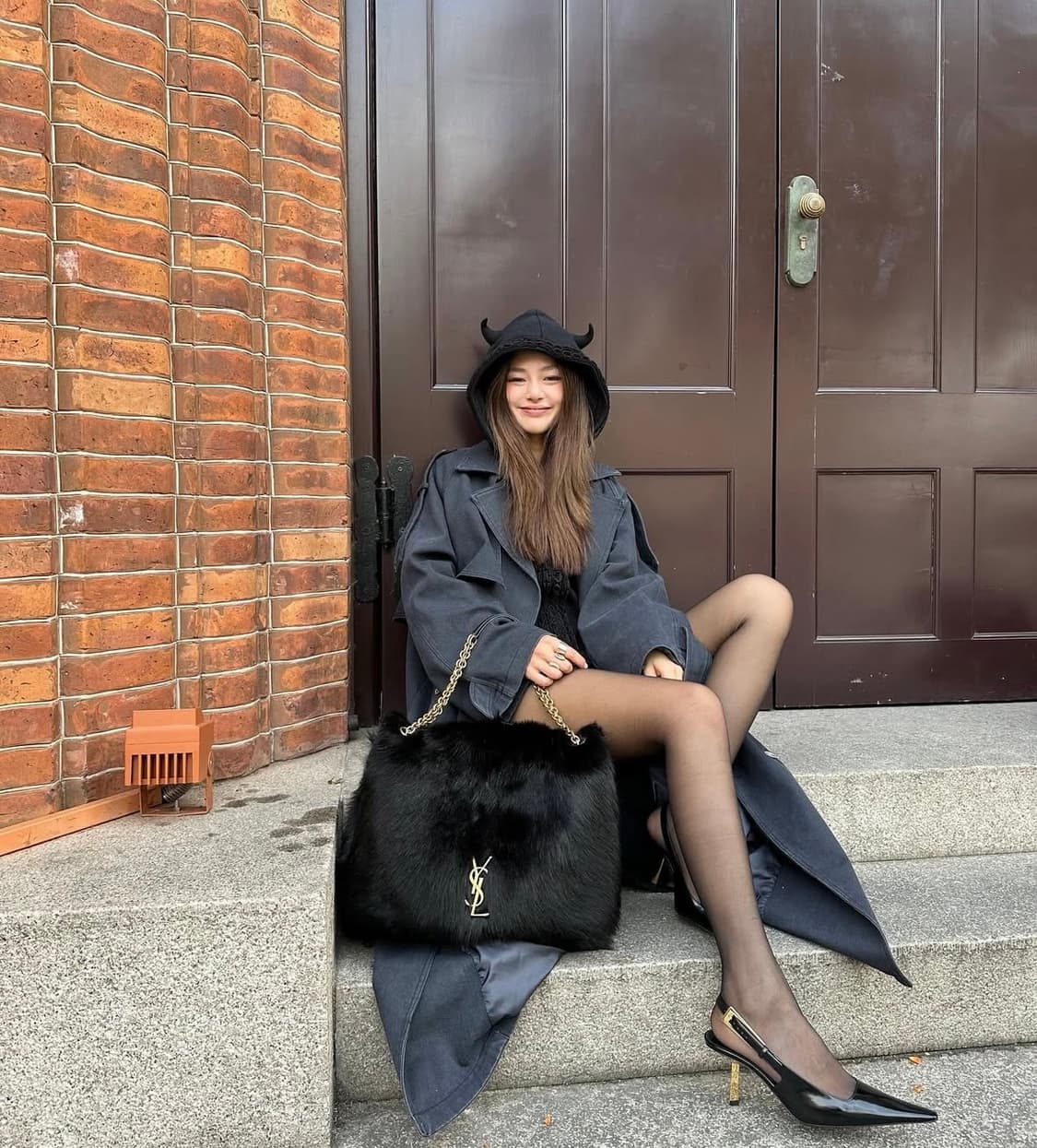 Nodress x Room SERVICE888 데빌후드집업 S 상품이미지9