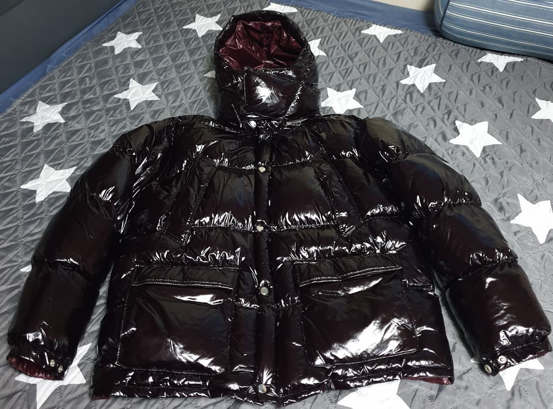 더블에이씨 웰론 유광 경량 패딩 와인색 (L) 상품이미지1