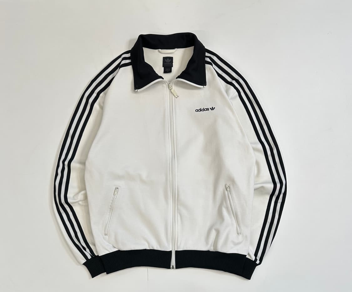 adidas 베켄바우어 화이트 블랙 저지 트랙탑 (100) 상품이미지1