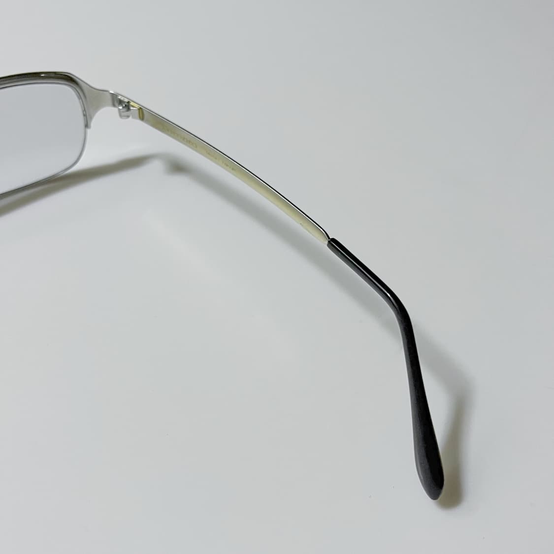 빈티지 실버 무광 반무테 안경 상품이미지7