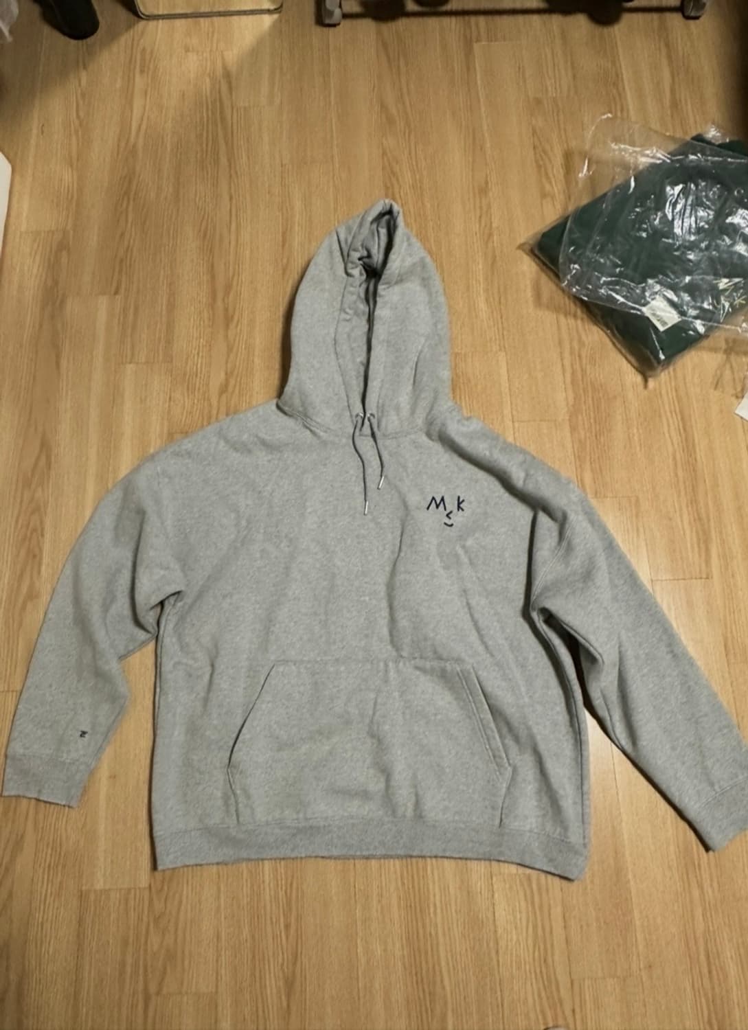 23F/W 김민교 후드티 교드티 회색 상품이미지1