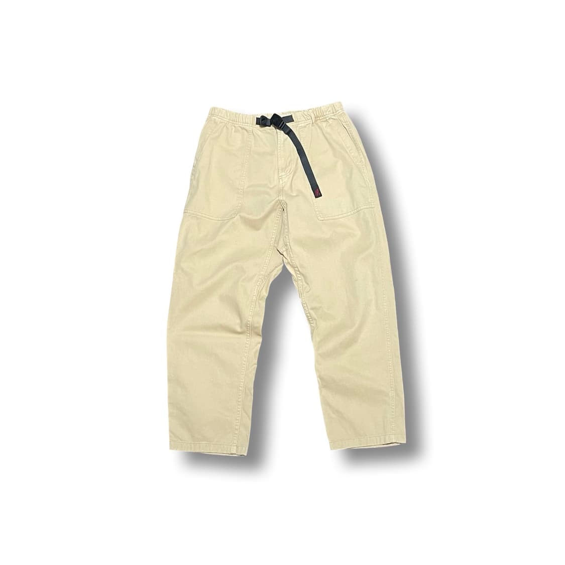 [M] 그라미치 루즈 테이퍼드팬츠 베이지 면바지 상품이미지1