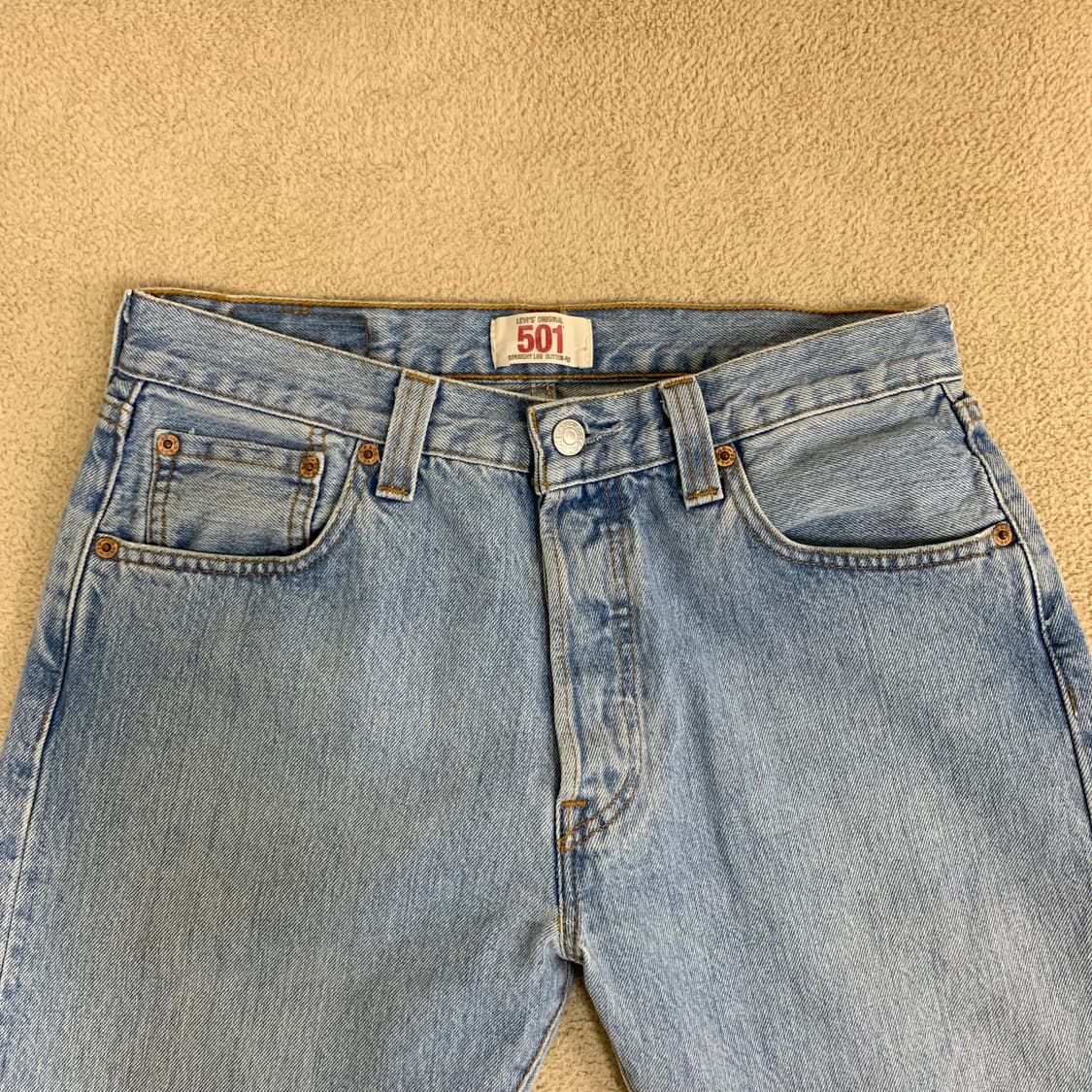 빈티지 리바이스 501 워싱 데님팬츠(29사이즈) 여자청바지 남자청바지 상품이미지5