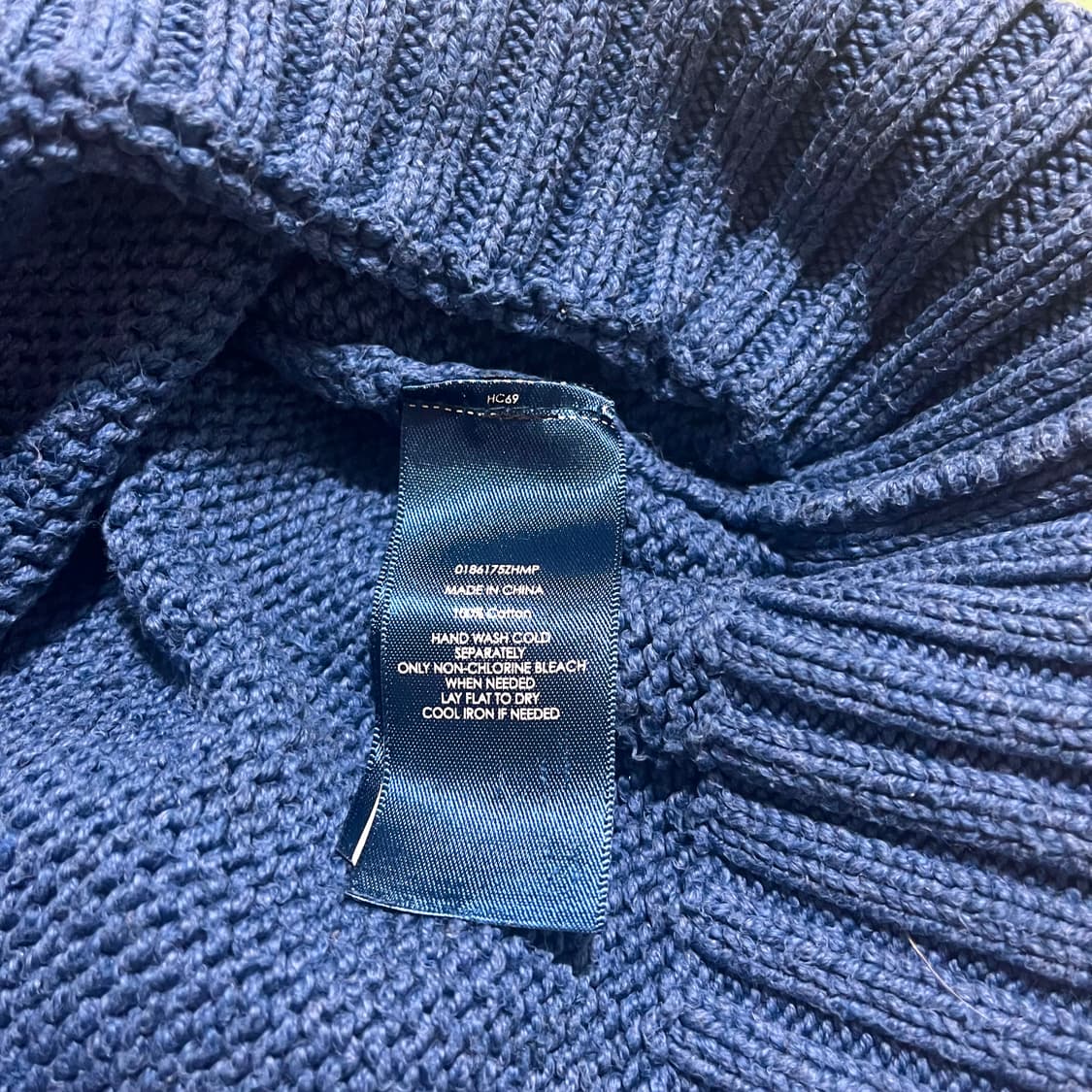 폴로 하프집업 니트 스웨터 상품이미지5