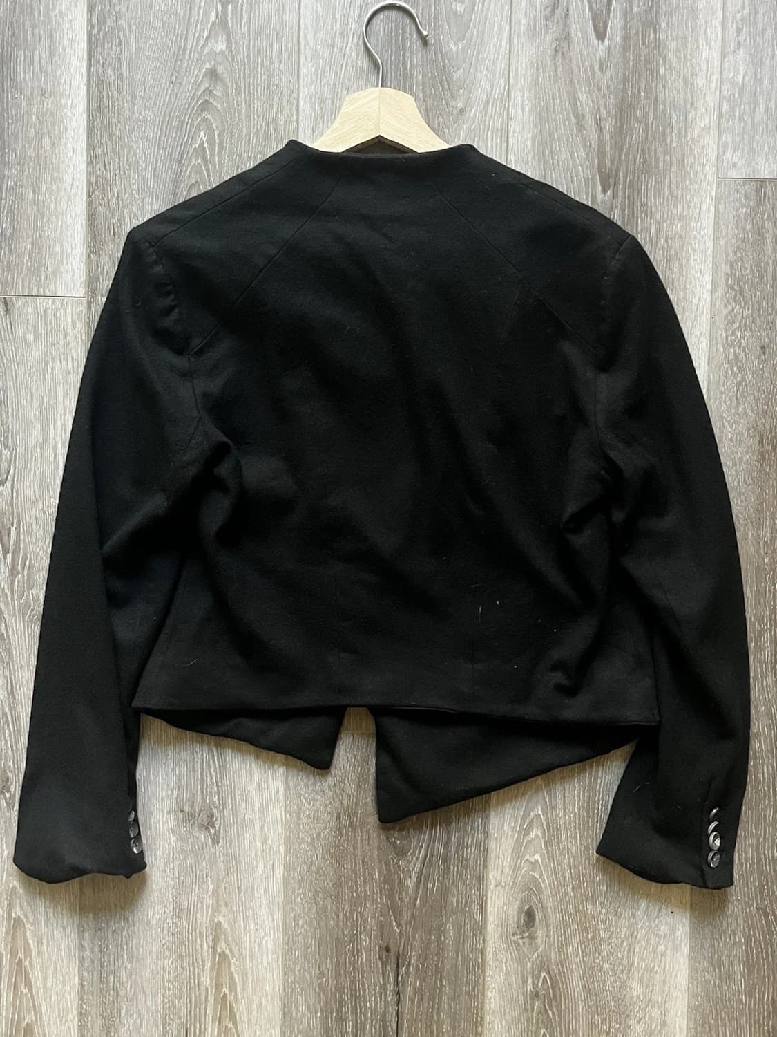 헬무트랭 울 드레이프 자켓 블랙  상품이미지2