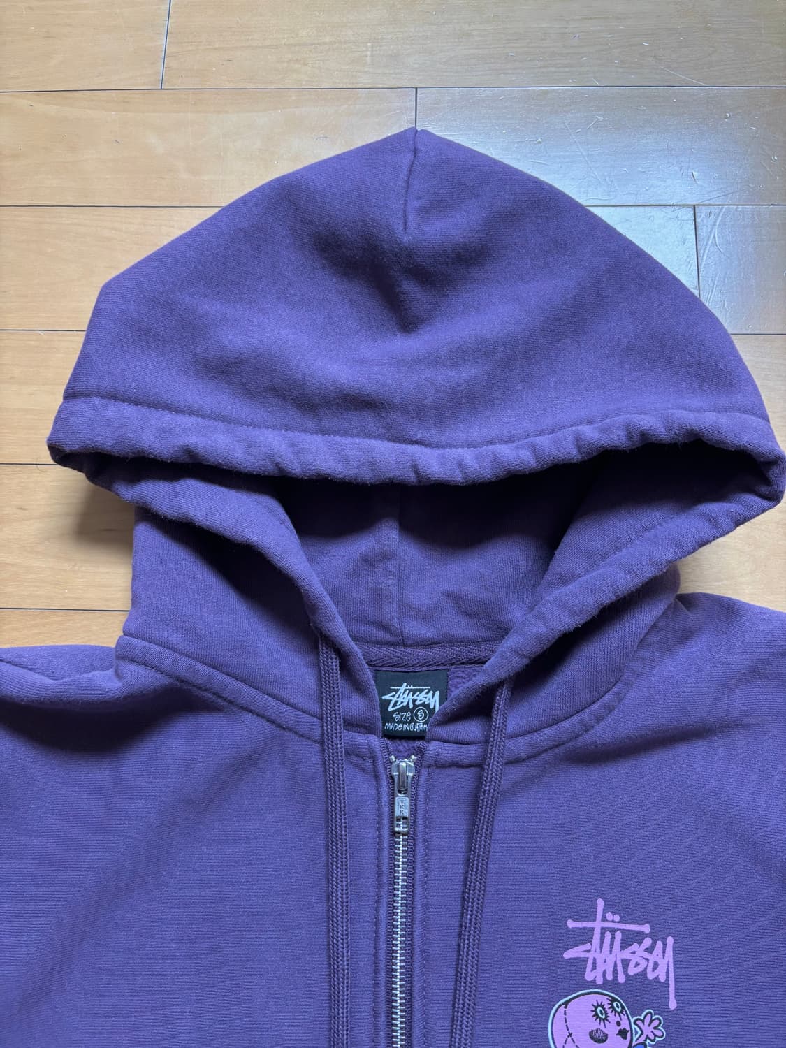 스투시 돌리 후드집업 퍼플 S 상품이미지6