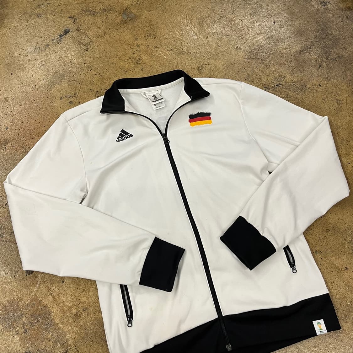 아디다스 화이트 독일 져지 트랙탑 상품이미지1