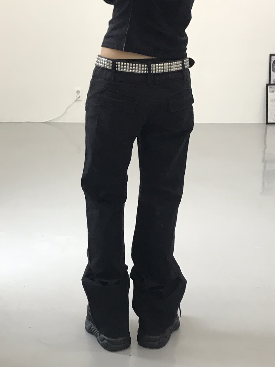 Jpn Black detail pants 상품이미지3