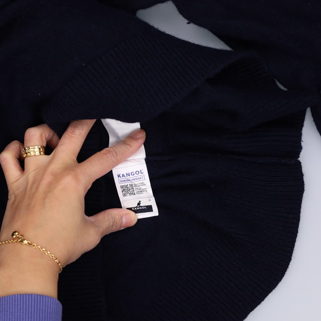 XL 캉골 라운드 울니트 0310H1 상품이미지5