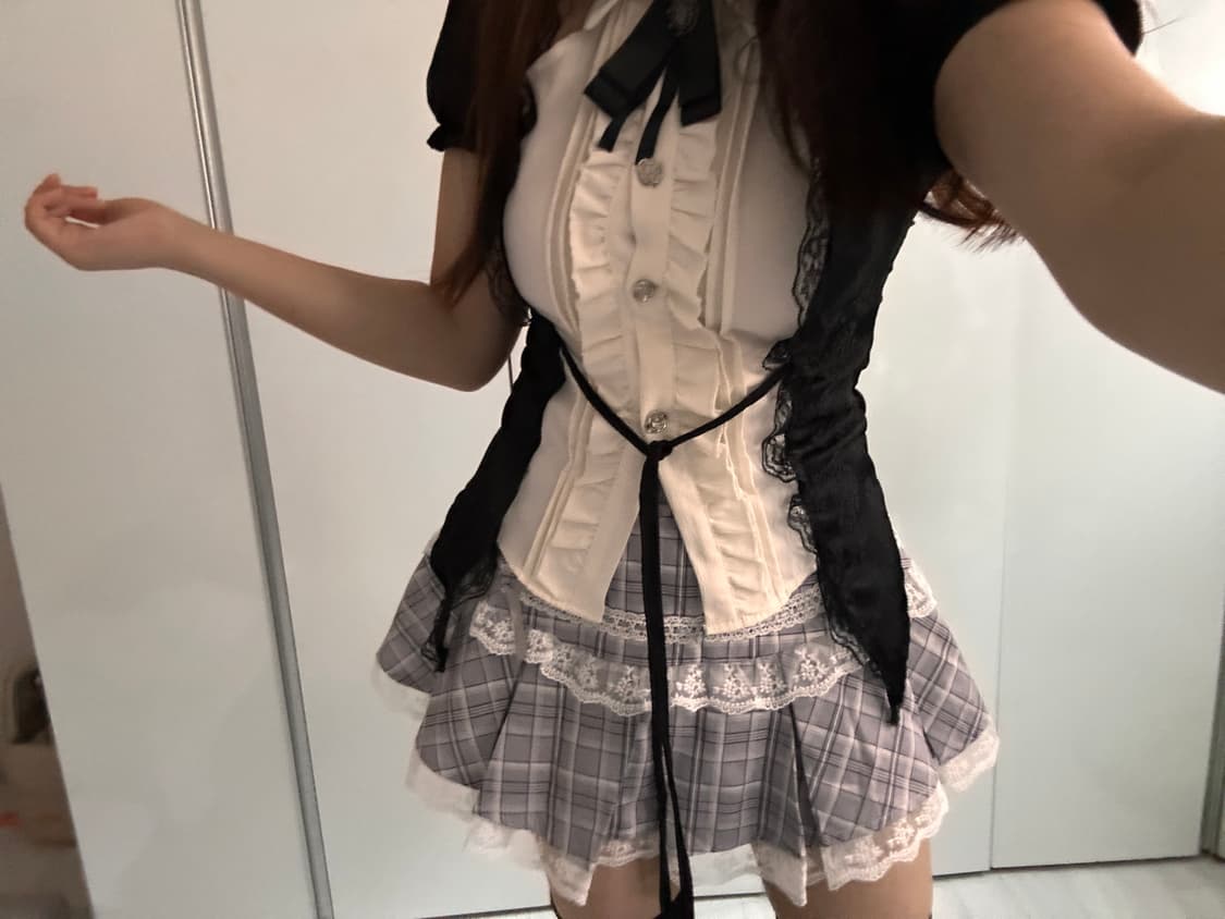 서브컬쳐 지뢰계 공포게임 여주 셋업 판매합니다 상품이미지5