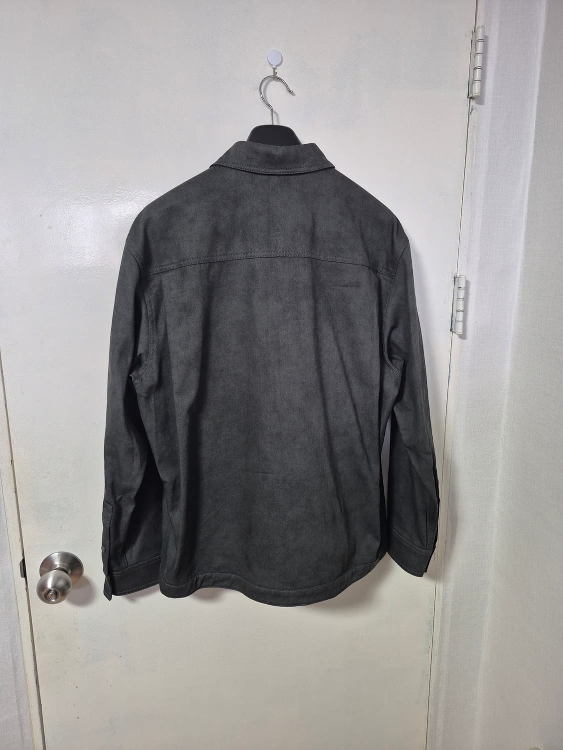 커스텀멜로우 Dark Grey Trucker Shirt 셔츠 자켓 상품이미지4