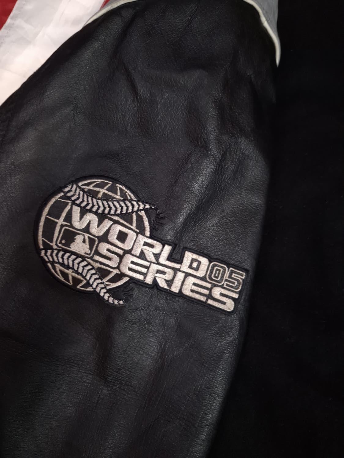 오리지날 JH디자인 제프해밀턴 MLB 시카고화이트삭스 리버서블 바시티자켓 상품이미지5