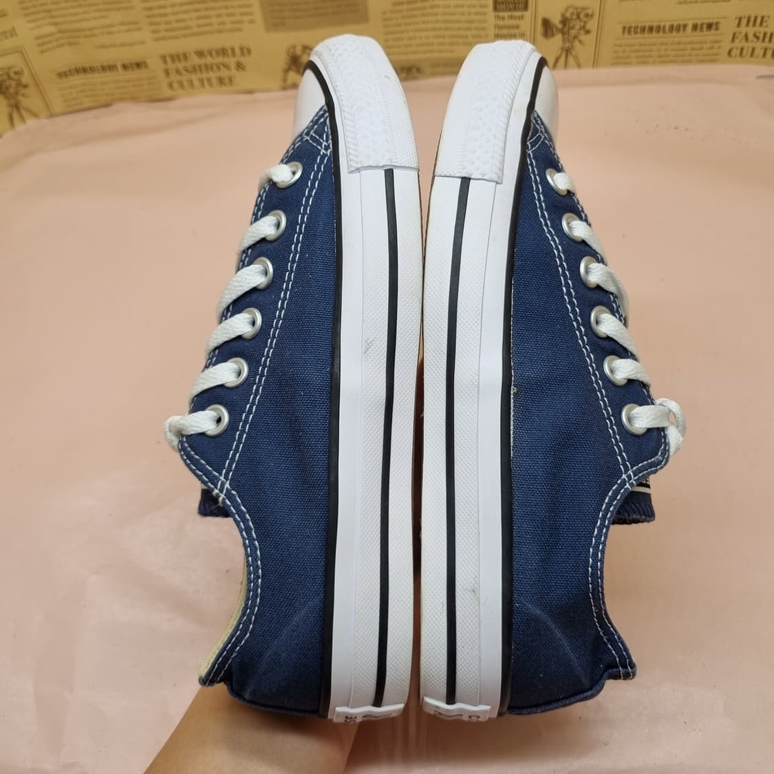 컨버스 척테일러 클래식 네이비 여성 스니커즈 235 상품이미지5