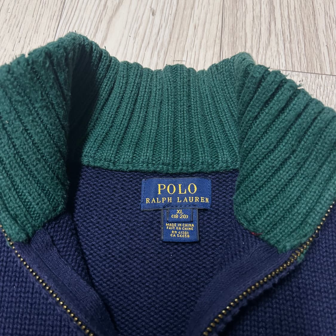폴로랄프로렌 빅포니 반집업 니트 95 상품이미지3