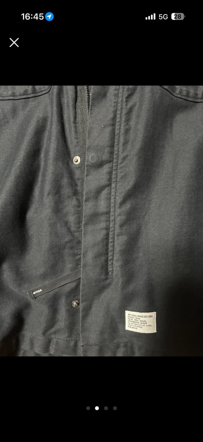 WTAPS(더블탭스) 블랙 셔츠 자켓 상품이미지2