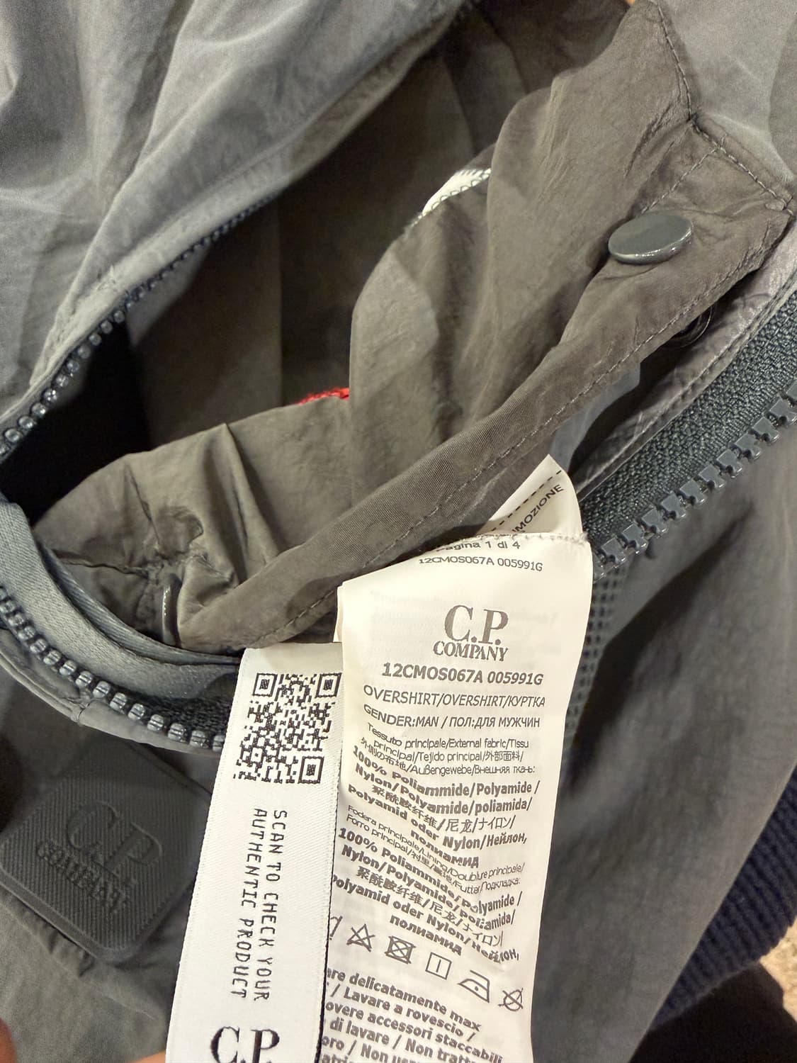 22SS C.P. 컴퍼니 메트로폴리스 시리즈 플랫 나일론 오버셔츠 상품이미지7