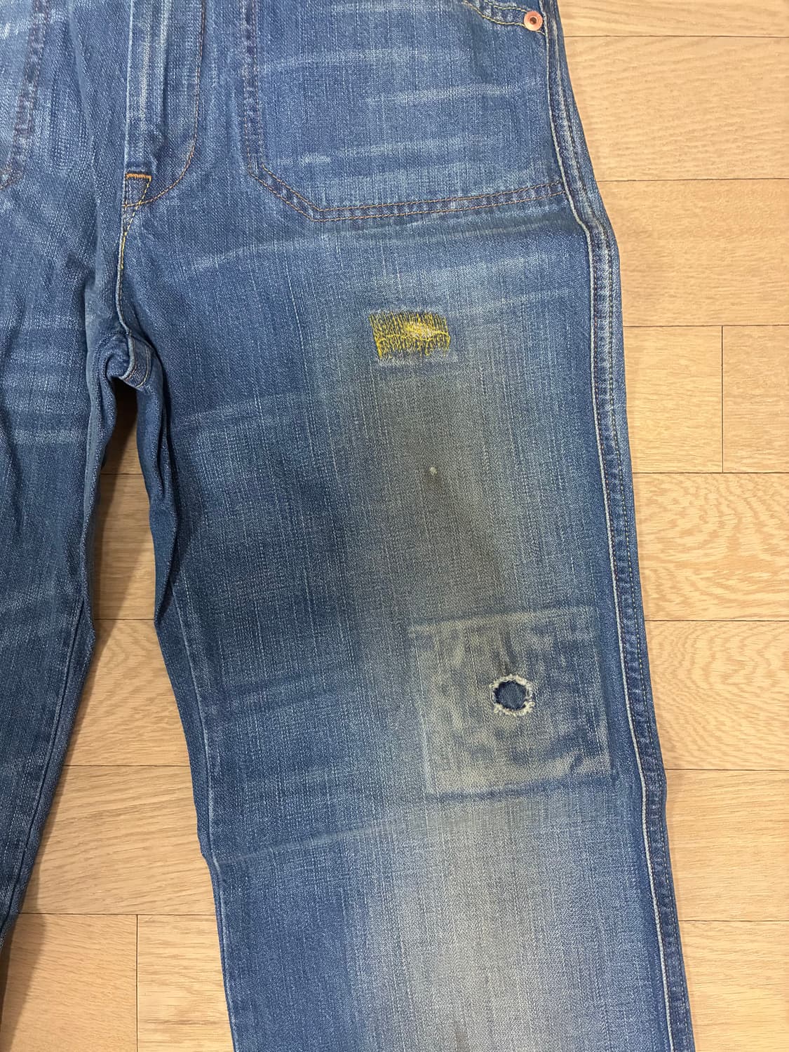 디젤 아카이브 로우라이즈 와이드팬츠 상품이미지8