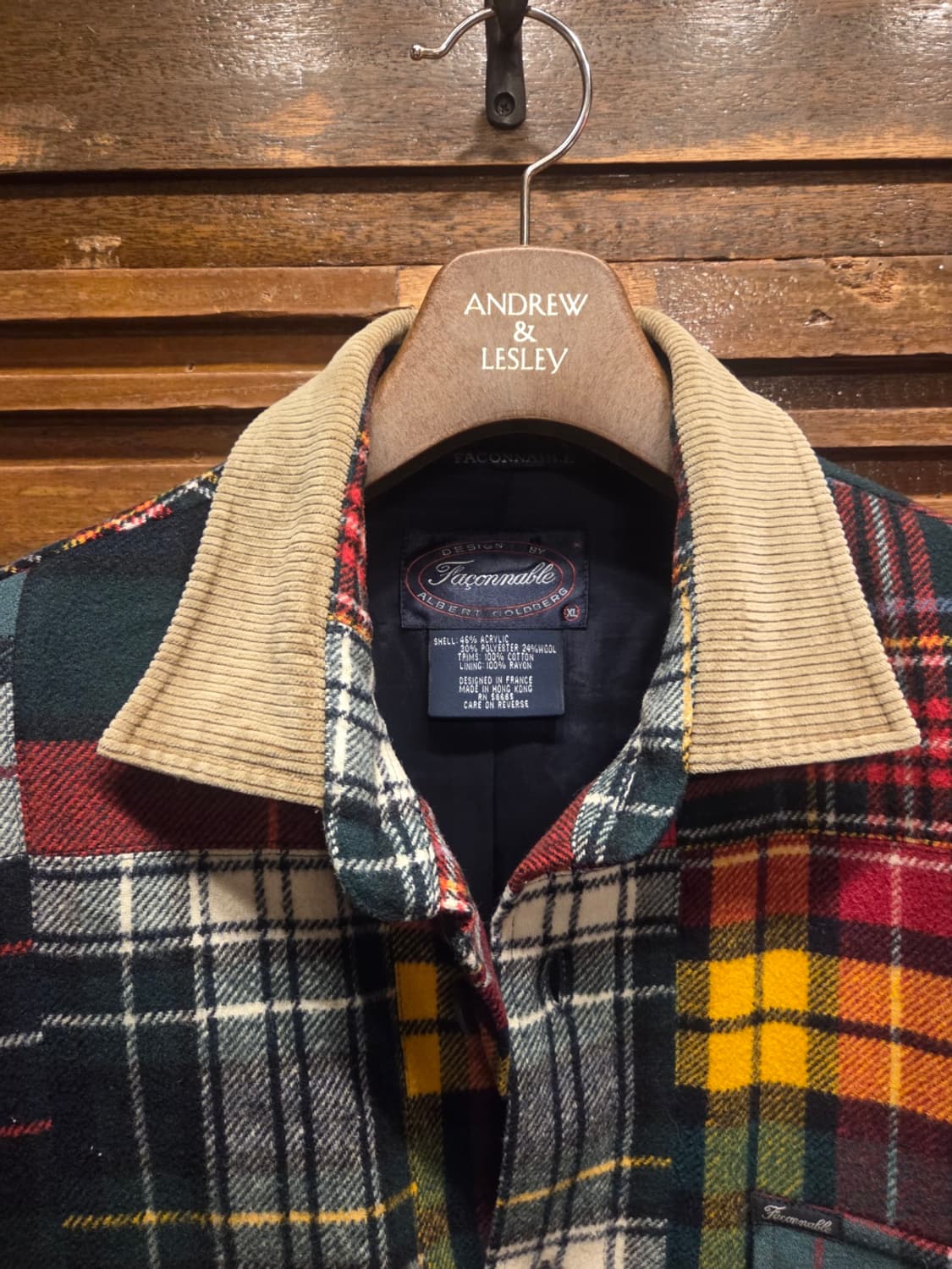 파쏘나블 패치워크 자켓 상품이미지10