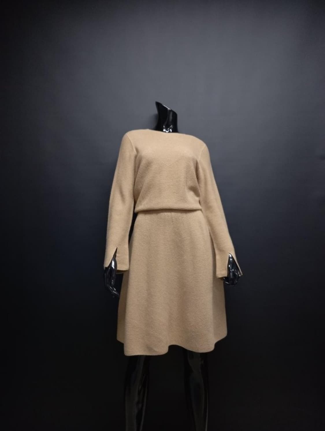 SJSJ 춘추 홀가먼트 울 롱 원피스 F 상품이미지1