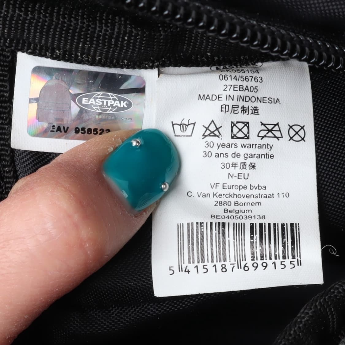 이스트팩 캔버스 백팩 상품이미지8