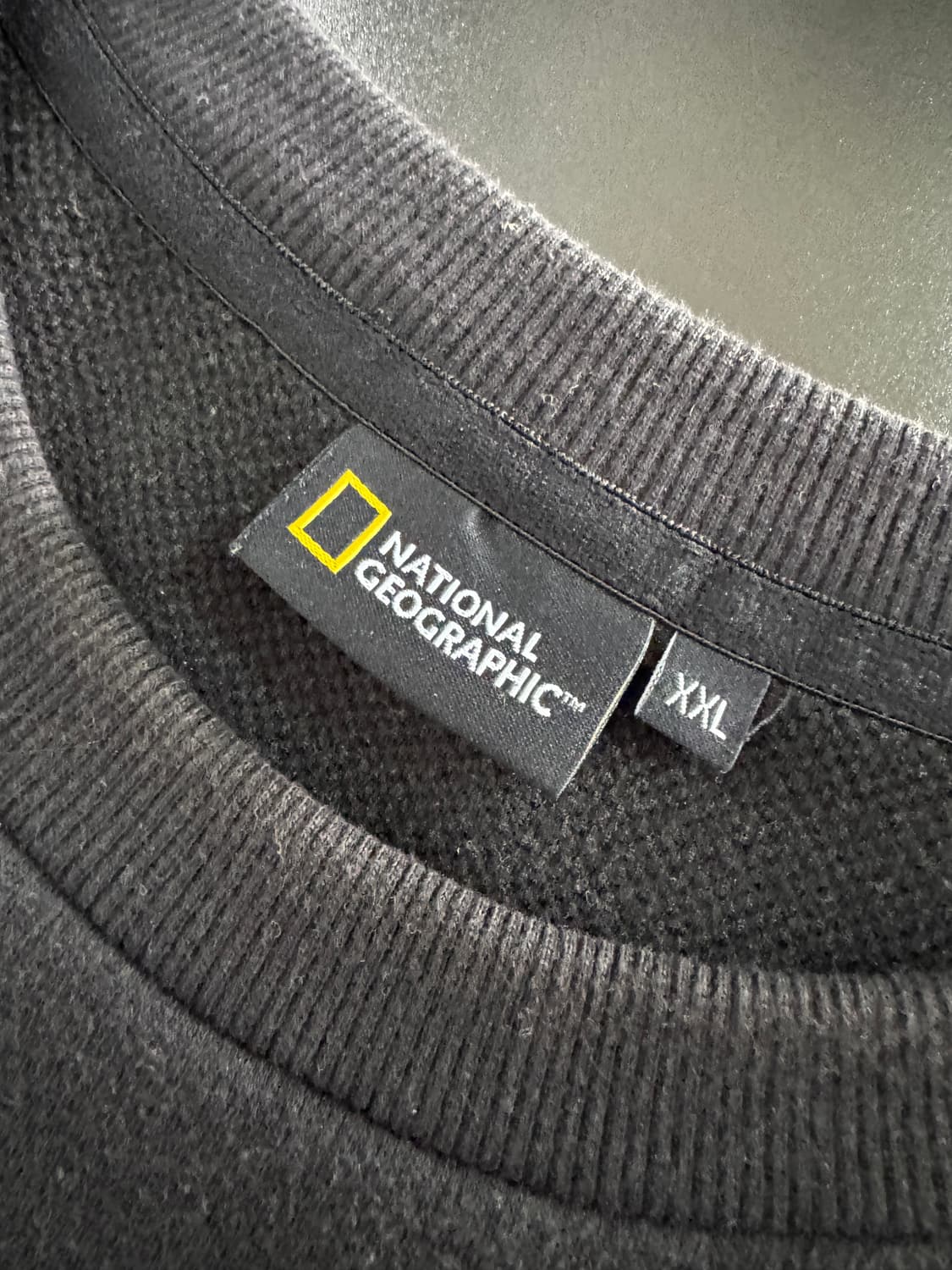 내셔널지오그래픽 트레이닝 맨투맨 2XL 블랙 상품이미지3