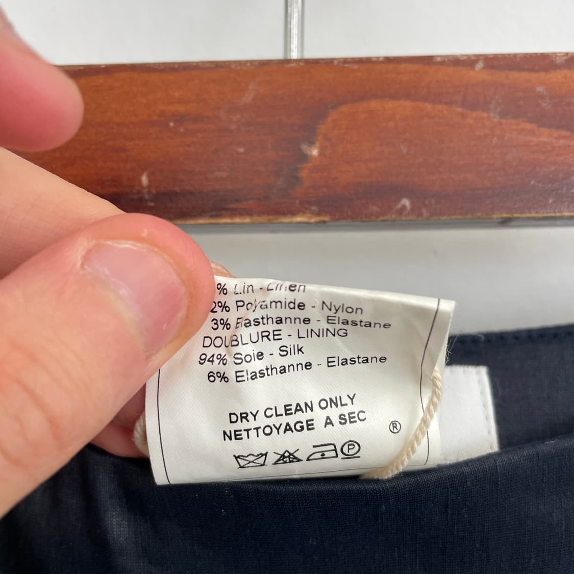 디올 사이드 슬릭 정장 스커트 상품이미지8