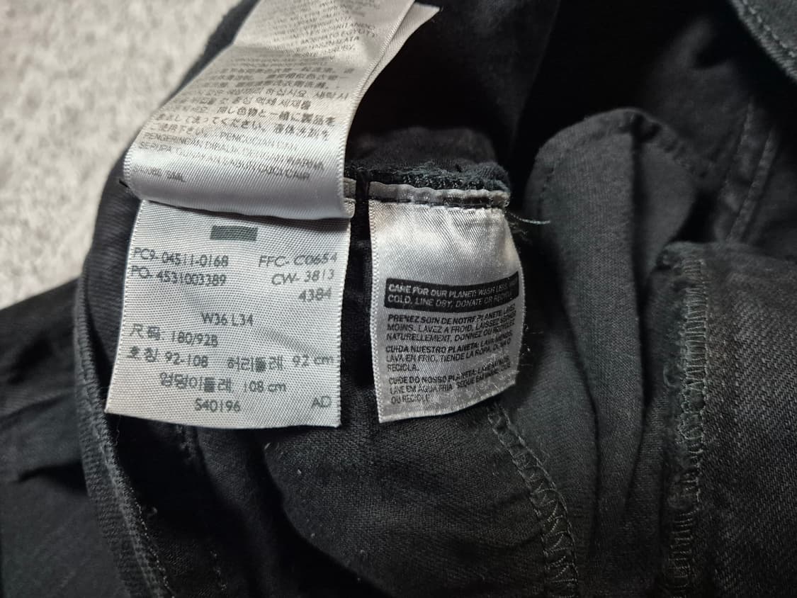 리바이스 남성 블랙진 511 36 상품이미지6