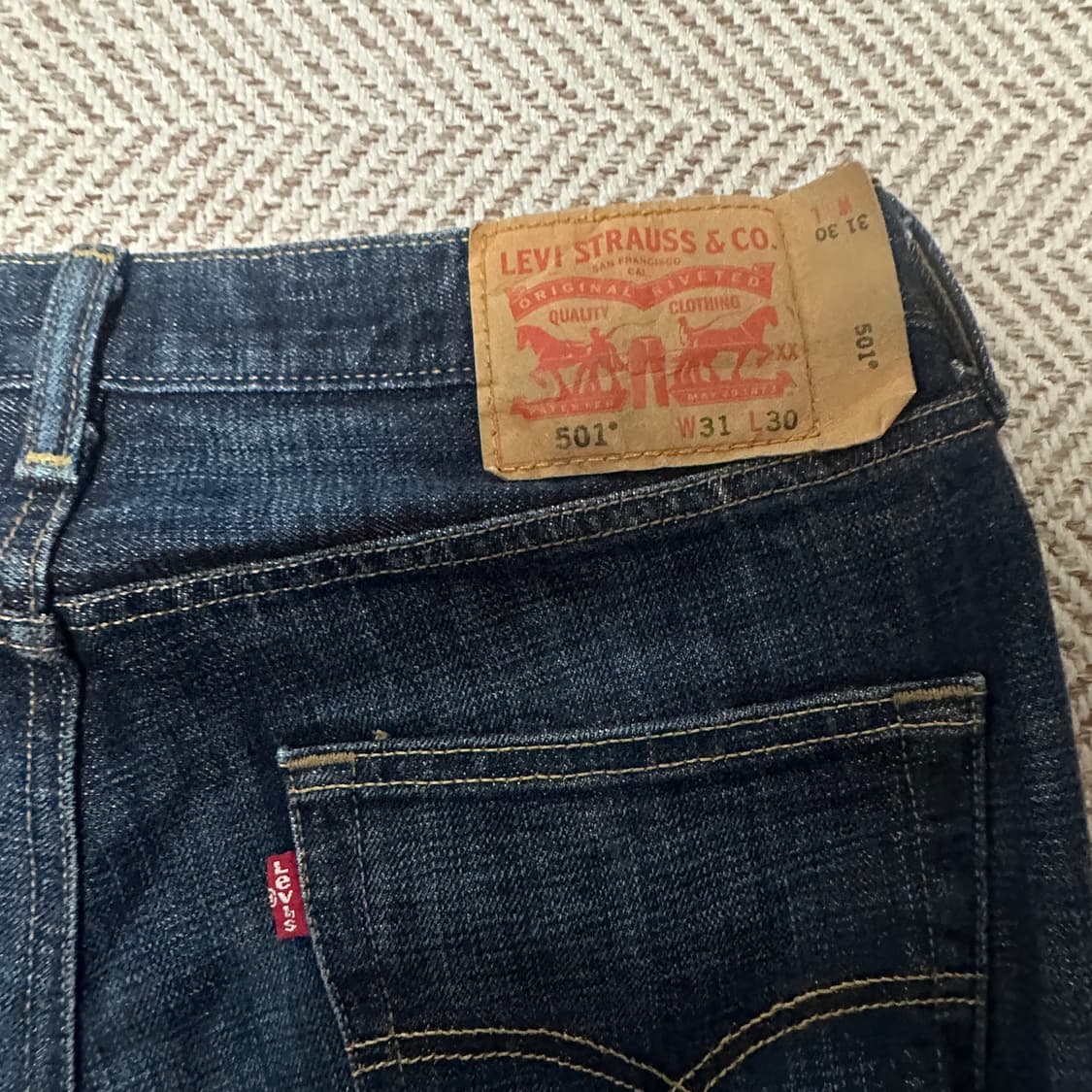 LEVI'S 501 mexico made denim pants 상품이미지3
