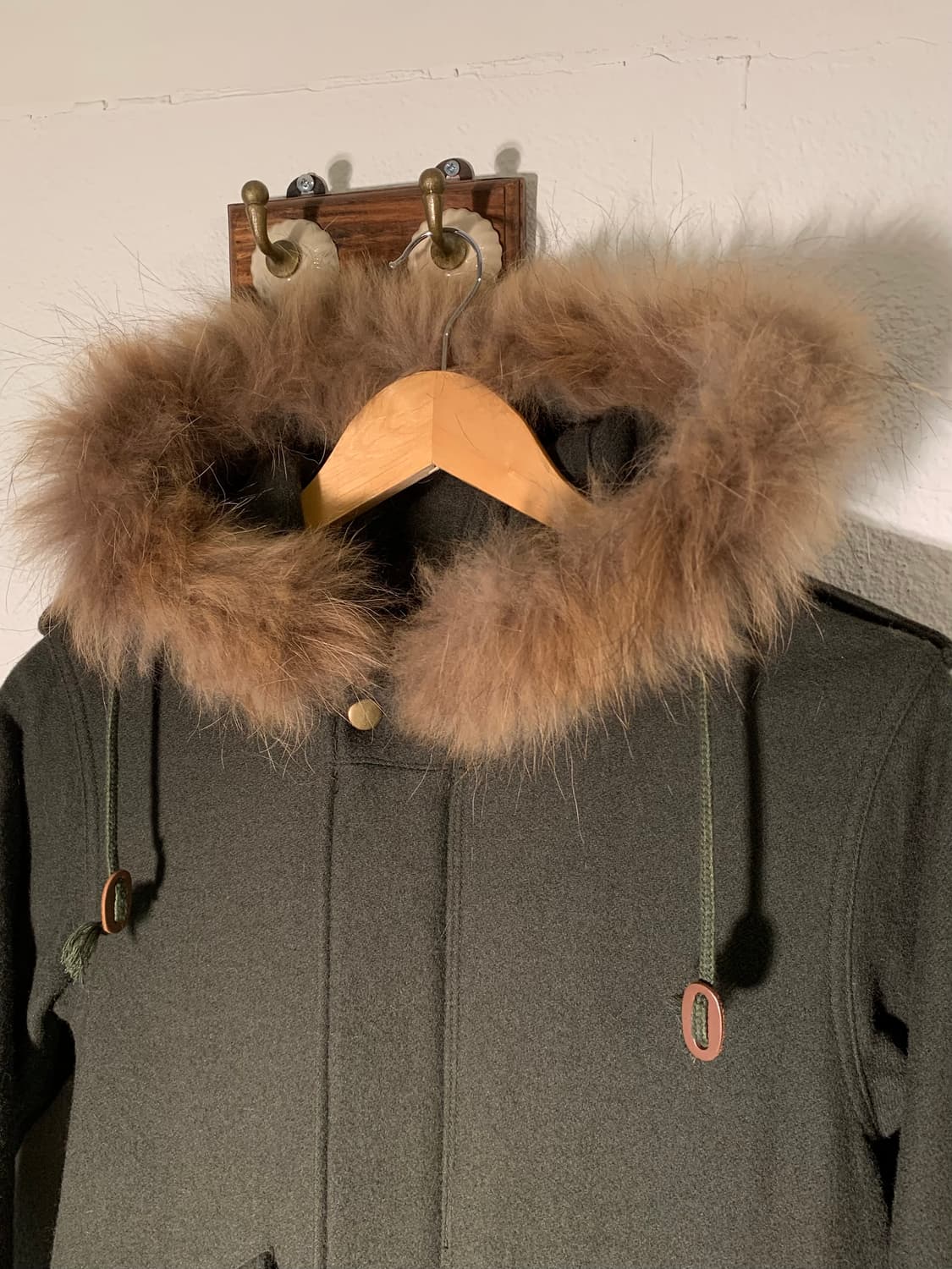 레이빔즈 피쉬테일 퍼 코트 상품이미지2