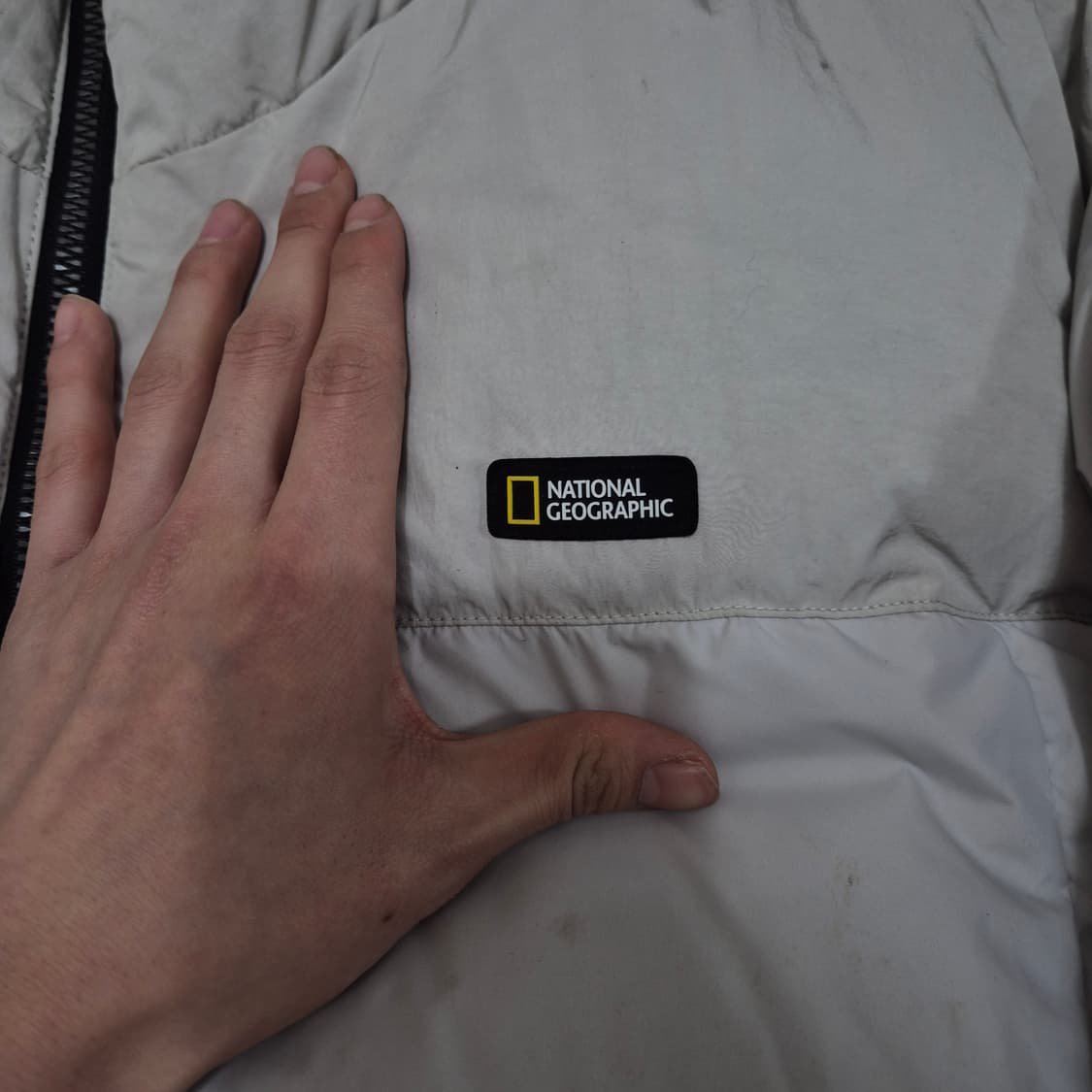 내셔널지오그래픽 사이드와펜 덕다운 푸퍼 숏패딩 점퍼 XL(105) 상품이미지6
