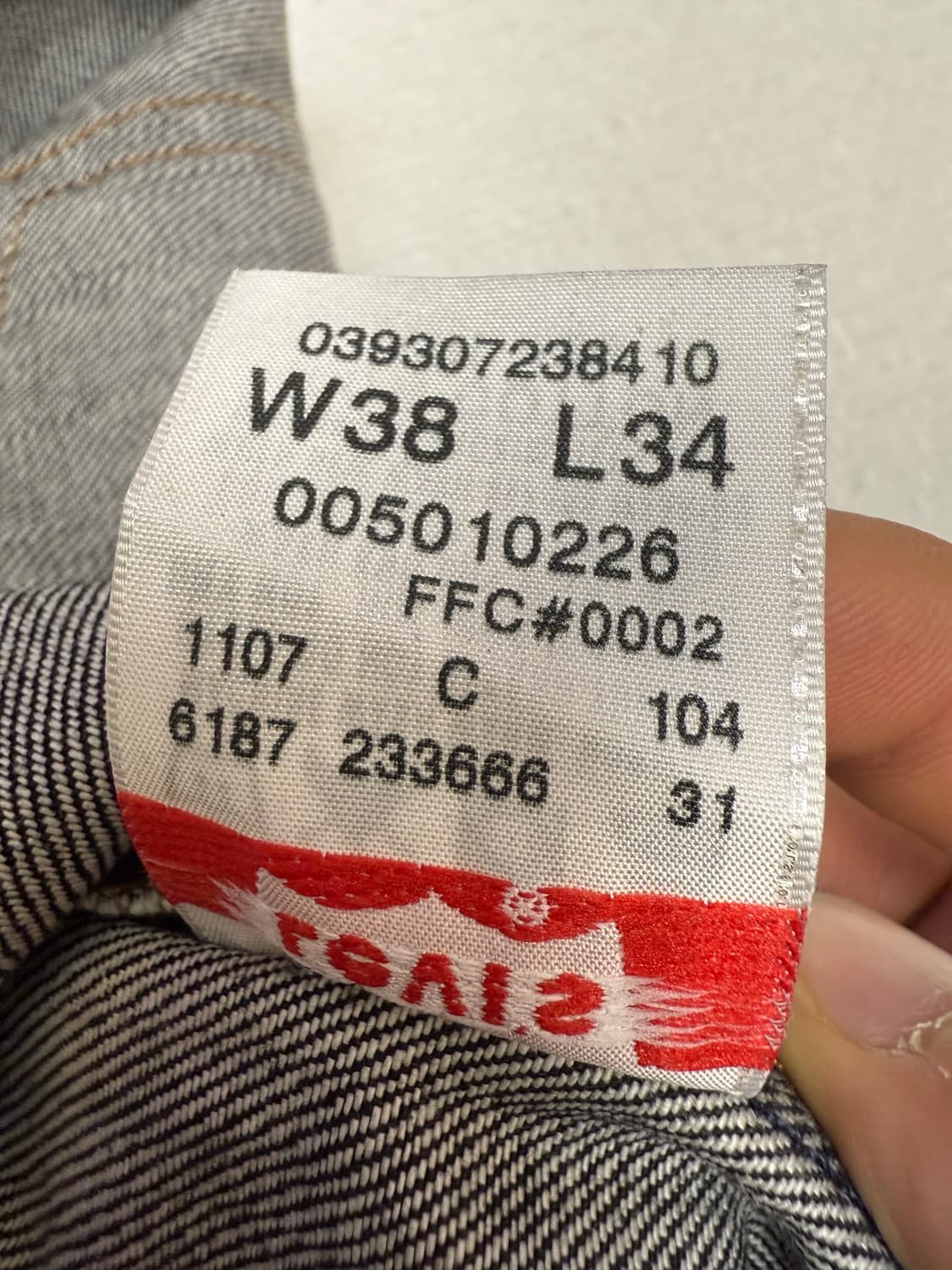 리바이스 501xx made in mexico 38/34 상품이미지5