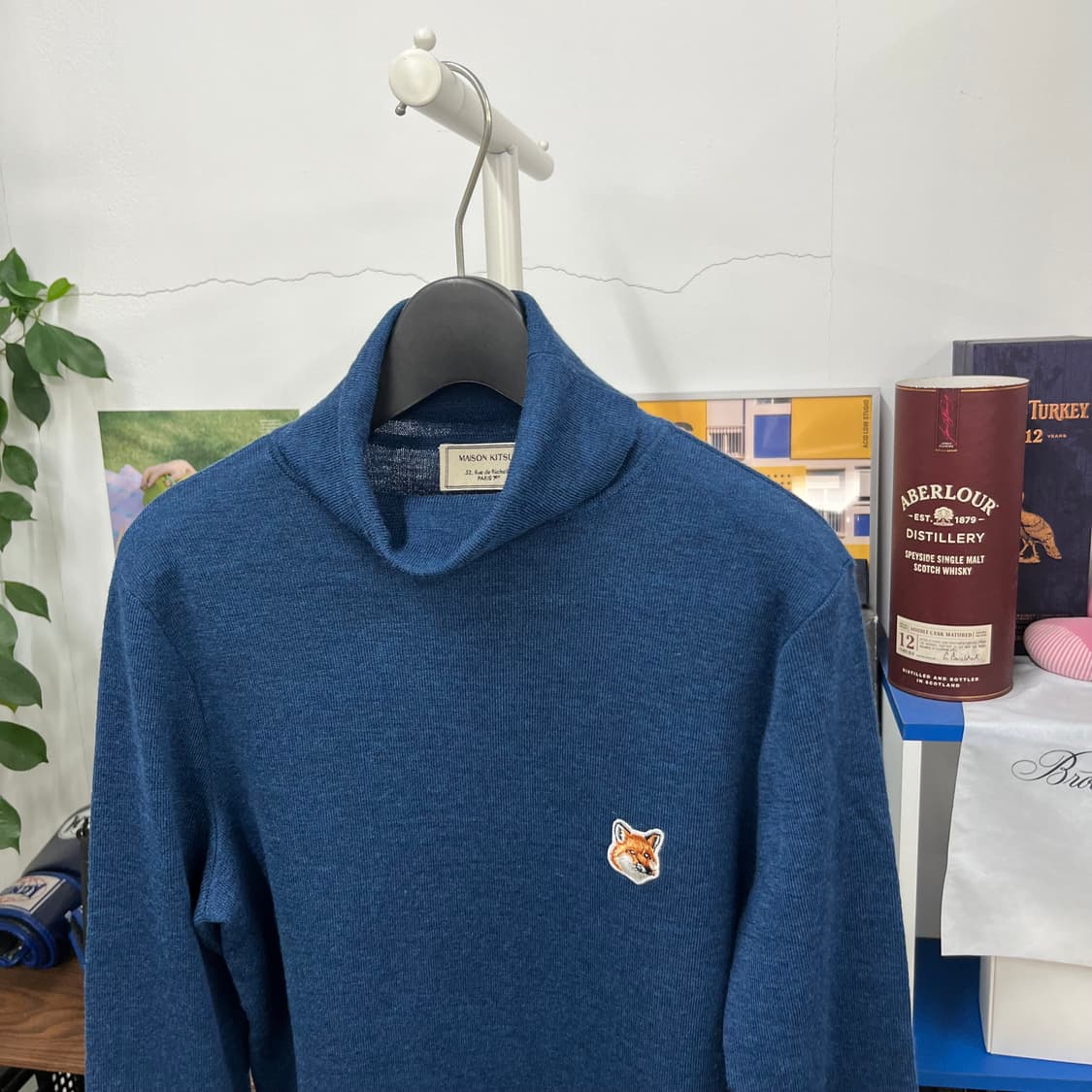 메종키츠네 우먼 터틀넥 울니트 XS 상품이미지2