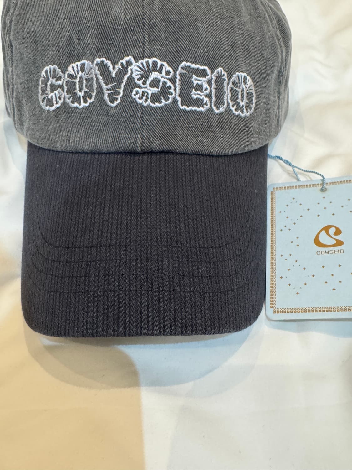 코이세이오 볼캡 COYSEIO COY ANGEL CAP CHARCOAL 상품이미지7