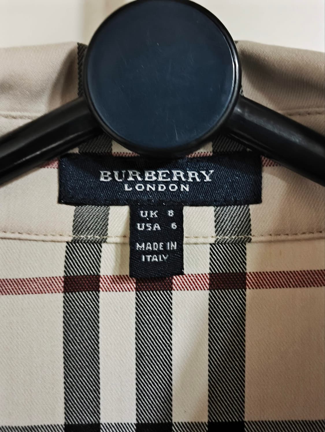 55~66 버버리 런던 노바체크 셔츠 원피스 상품이미지2