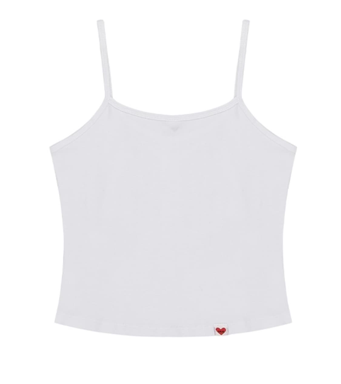 에즈이프캘리 LOVE GURLS SLEEVELESS WHITE 나시 상품이미지5