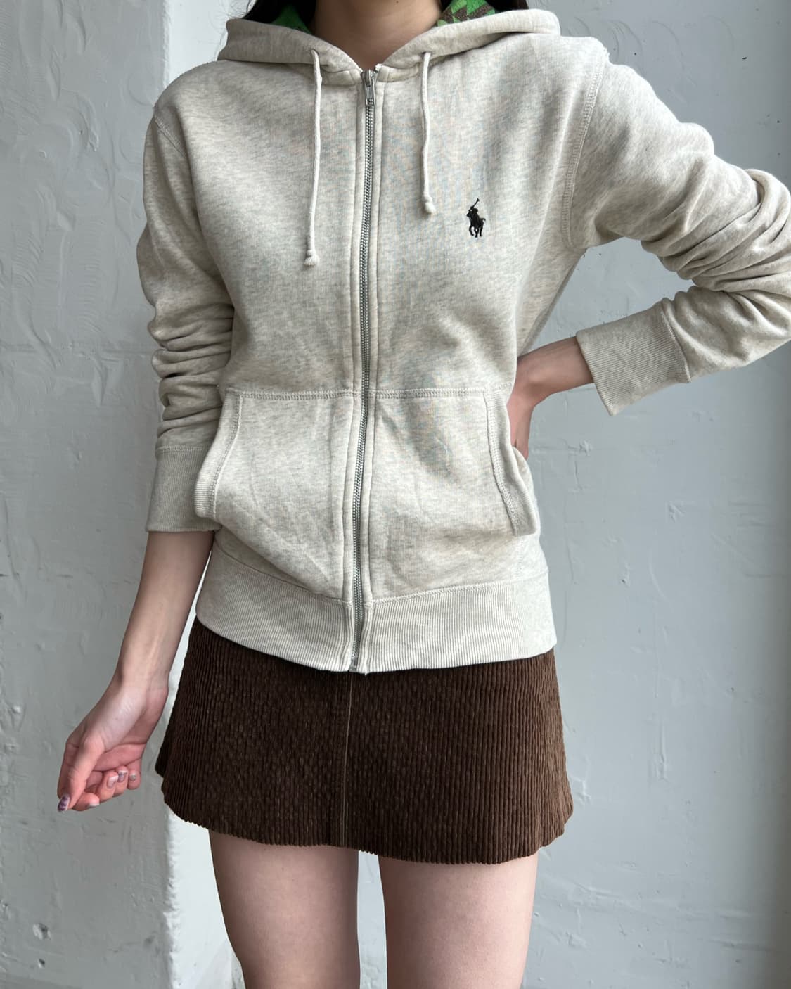 폴로 후드 집업 상품이미지4