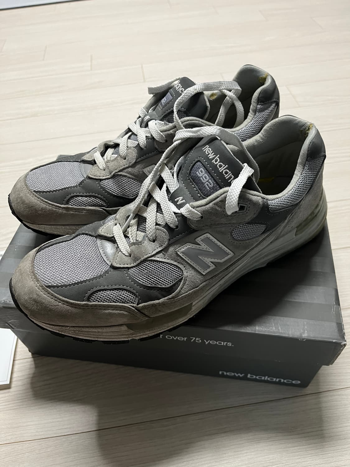 290)뉴발란스 992 그레이 상품이미지1