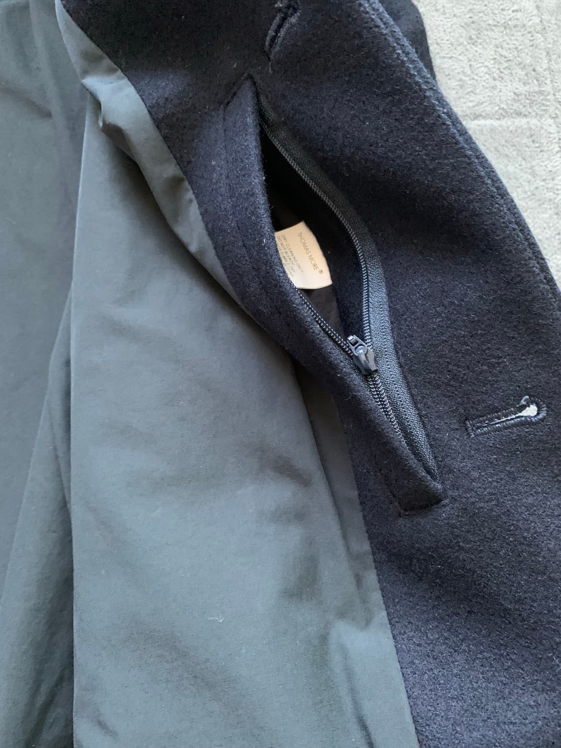 토마스모어 코트 M-네이비 상품이미지8