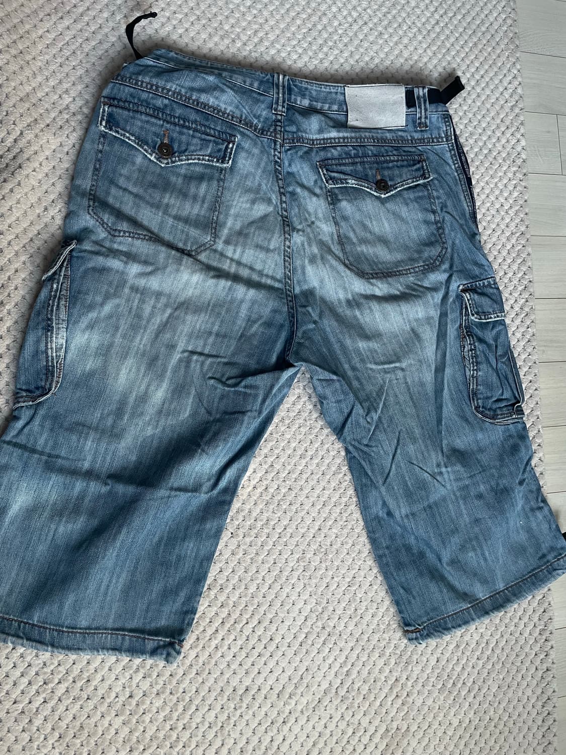 Fubu 데님 버뮤다 청바지 올드스쿨 스트릿 스타일 상품이미지2