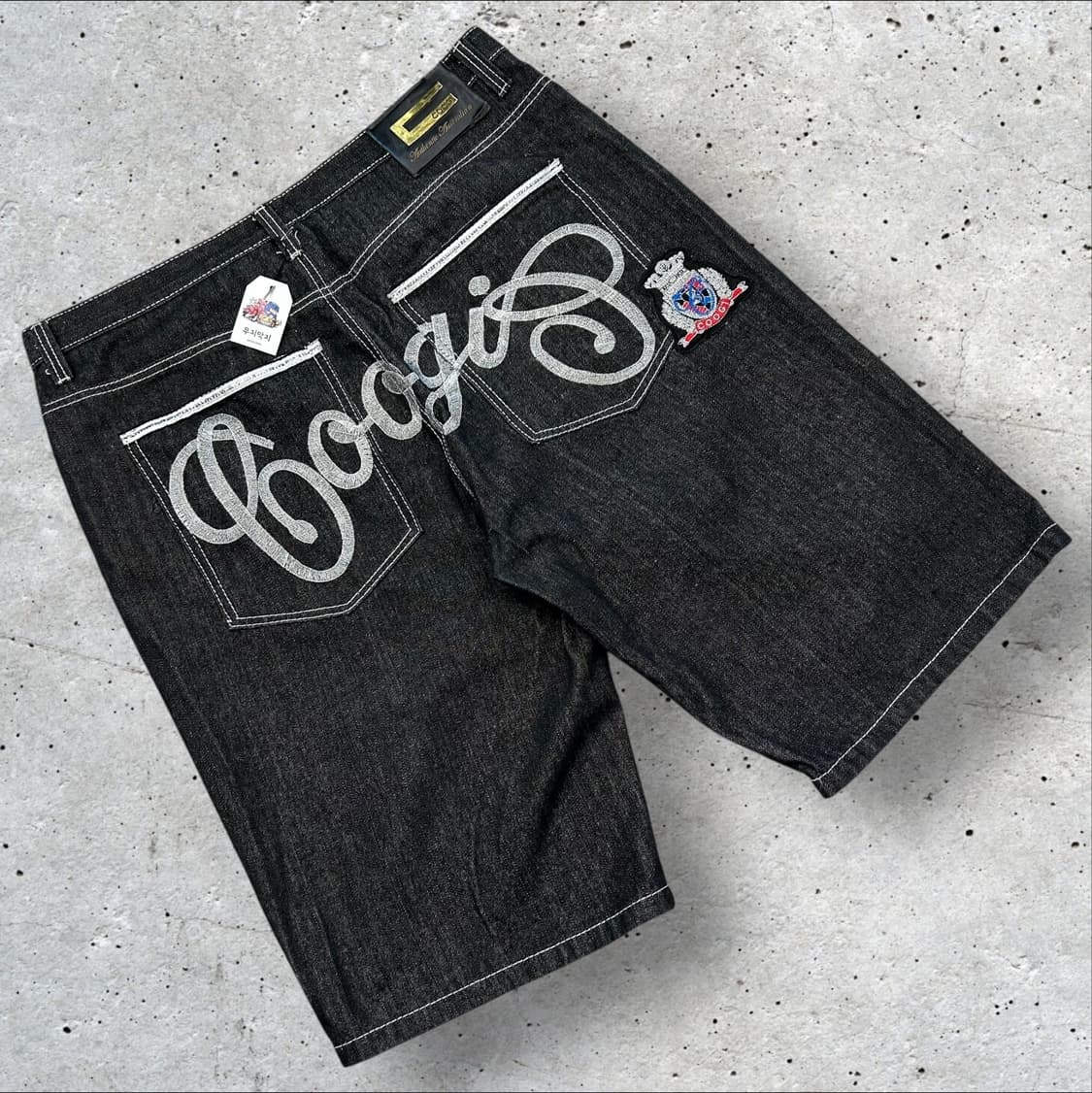 [40] 쿠지 빈티지 블랙 데님 반바지 Coogi A661 상품이미지1