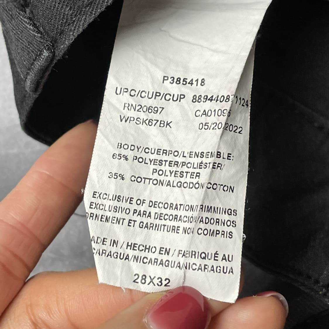 DICKIES 디키즈 빈티지 블랙 워크 팬츠 A01062 상품이미지10