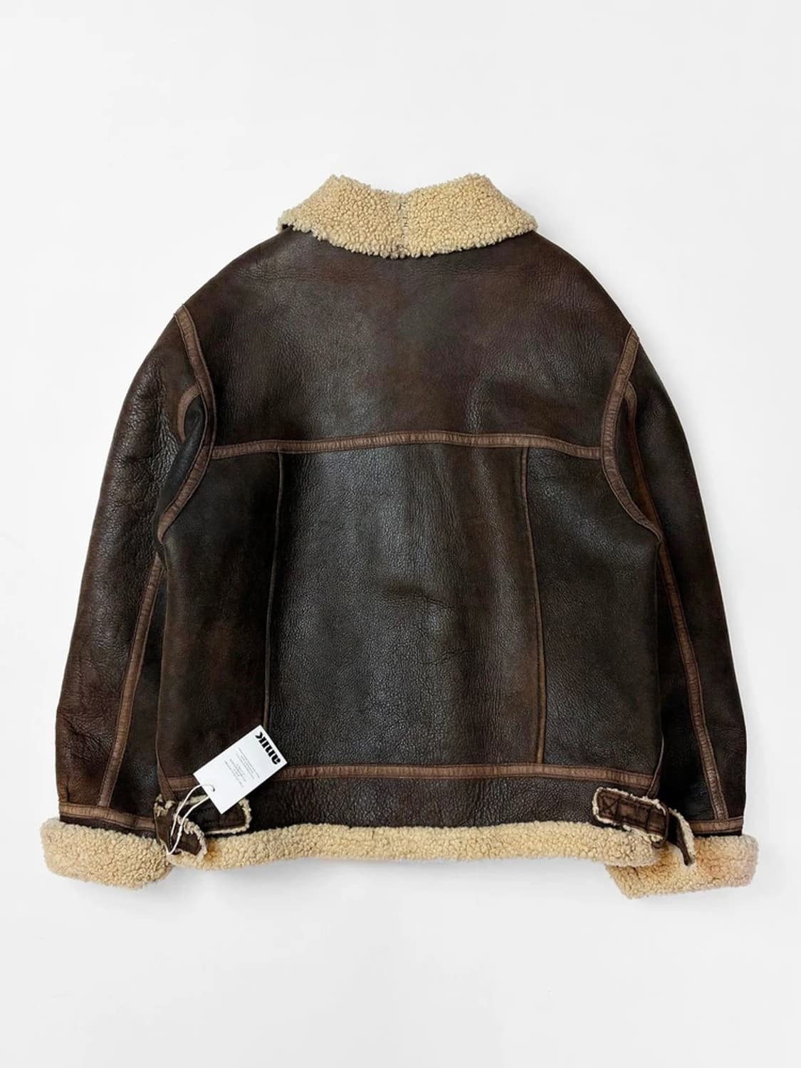 GALLUCCI 90's 시어링 플라이트 무스탕 자켓 PN5532    상품이미지5